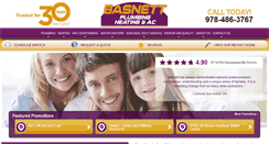 Desktop Screenshot of basnettplumbing.com